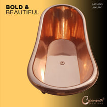 Copper Bathtub Clawfoot Full Copper