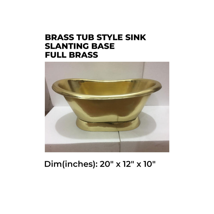 Brass Tub Style Sink