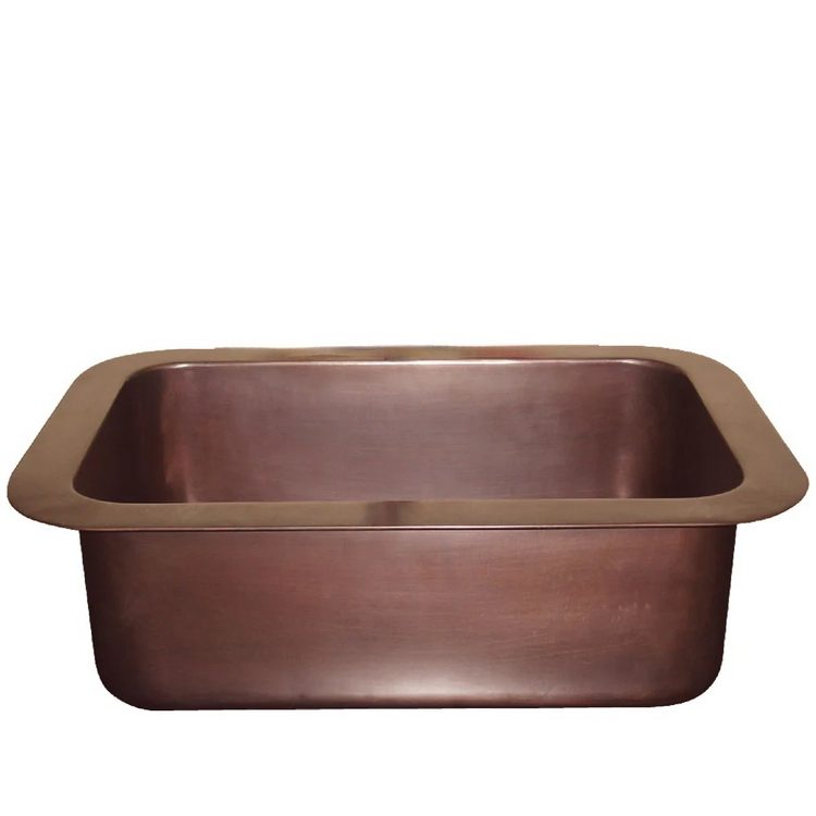 Single Wall Drop-In Copper Sink