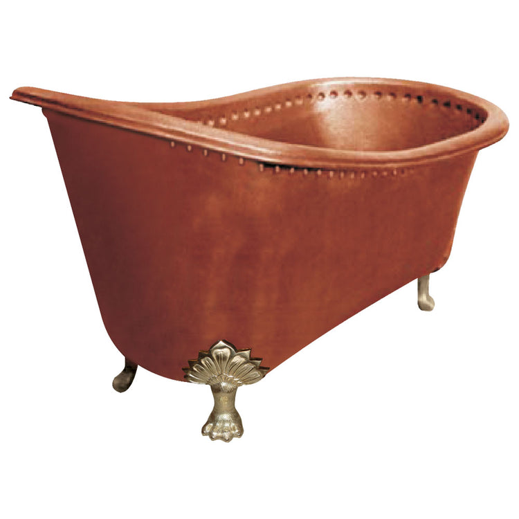 Copper Bathtub Clawfoot Design