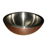 Load image into Gallery viewer, Copper Sink Hammered Copper Outside Nickel Inside - Coppersmith Creations
