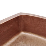 Load image into Gallery viewer, D Shape Sunflower Front Apron Copper Kitchen Sink
