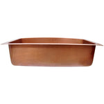 Load image into Gallery viewer, D Shape Petal Front Apron Copper Kitchen Sink

