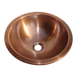 Load image into Gallery viewer, Dark Antique Copper Sink - Coppersmith Creations
