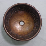 Load image into Gallery viewer, Copper Sink Embossed Hammered - Coppersmith Creations

