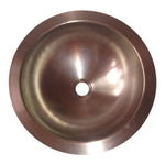 Load image into Gallery viewer, Round Antique Copper Sink - Coppersmith Creations
