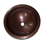 Load image into Gallery viewer, Rice Hammered Copper Sink - Coppersmith Creations
