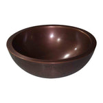 Load image into Gallery viewer, Rice Hammered Copper Sink - Coppersmith Creations
