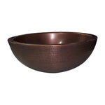 Load image into Gallery viewer, Rice Hammered Copper Sink - Coppersmith Creations
