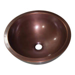 Load image into Gallery viewer, Rice Hammered Copper Sink - Coppersmith Creations
