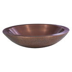 Load image into Gallery viewer, Round Copper Sink Hammered 18 x 5
