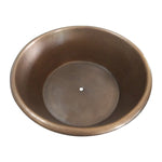 Load image into Gallery viewer, Round Copper Tub Hammered Antique

