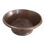 Load image into Gallery viewer, Round Copper Tub Hammered Antique
