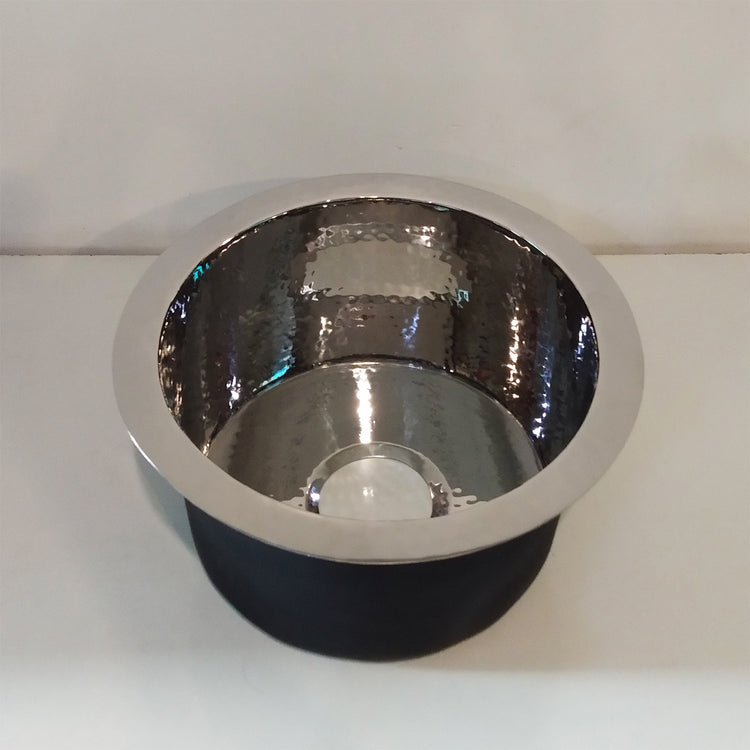 Round Stainless Steel Bar Sink