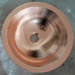Load image into Gallery viewer, Round Copper Sink Polished 18 x 5
