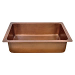 Load image into Gallery viewer, Single Bowl Sunflower Design Front Apron Copper Kitchen Sink
