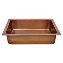Single Bowl Sunflower Design Front Apron Copper Kitchen Sink
