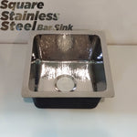 Load image into Gallery viewer, Square Stainless Steel Bar Sink
