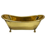 Load image into Gallery viewer, Clawfoot Brass Bathtub - Coppersmith Creations
