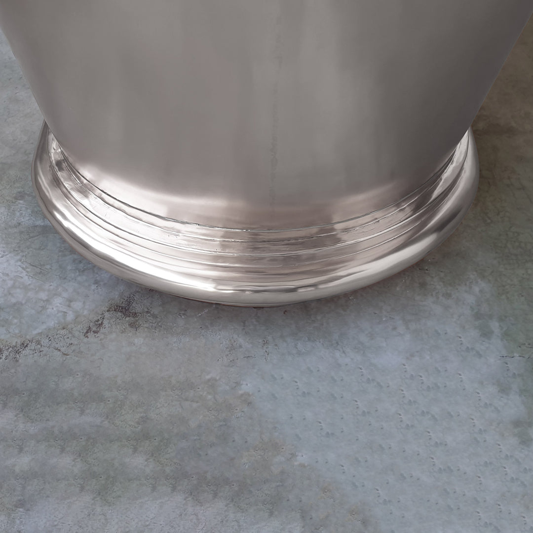 Copper Bathtub Nickel Finish Inside & Outside