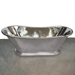 Load image into Gallery viewer, Copper Bathtub Nickel Finish Inside &amp; Outside

