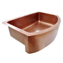 D-Shape Copper Kitchen Sink