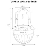 Load image into Gallery viewer, Copper Wall Fountain
