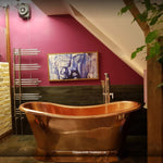 Load image into Gallery viewer, Copper Bathtub Full Shining Copper Finish
