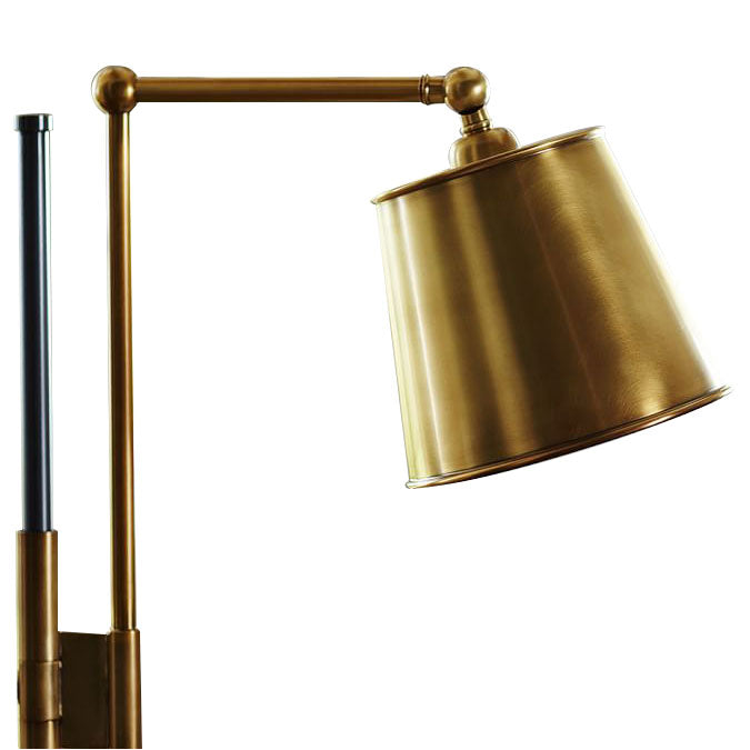 Bronze and Brass Task Floor Lamp - Coppersmith Creations