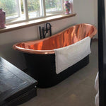 Load image into Gallery viewer, Roll Top Copper Bathtub
