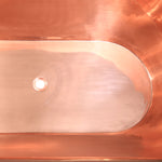Load image into Gallery viewer, Roll Top Copper Bathtub Inside Polish Copper Outside Black
