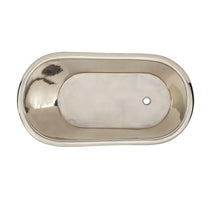 Copper Clawfoot Slipper Tub Nickel Interior